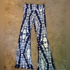 Fun tie dye soft flare pants